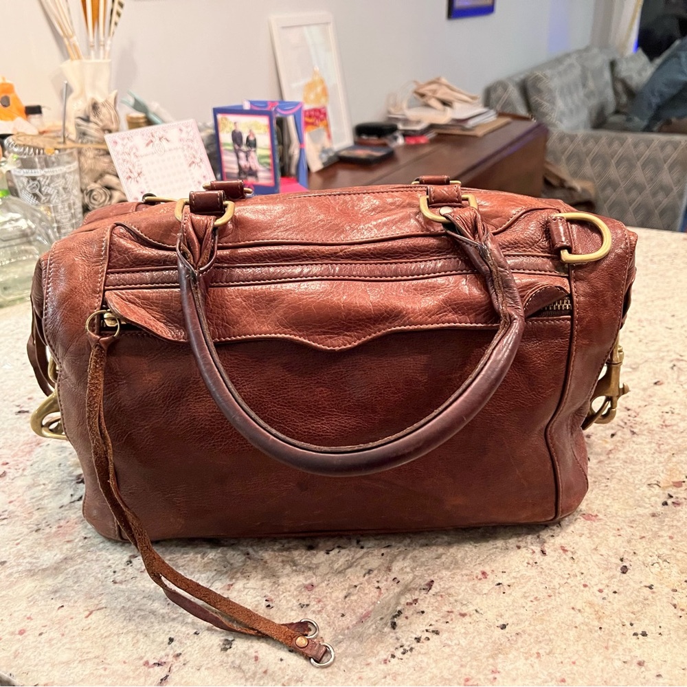 Brown Leather Rebecca Minkoff M.A.B. Satchel